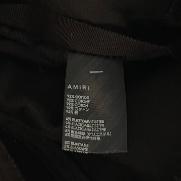 Amiri Black Distressed Thrasher Jeans - Picture 4 of 5